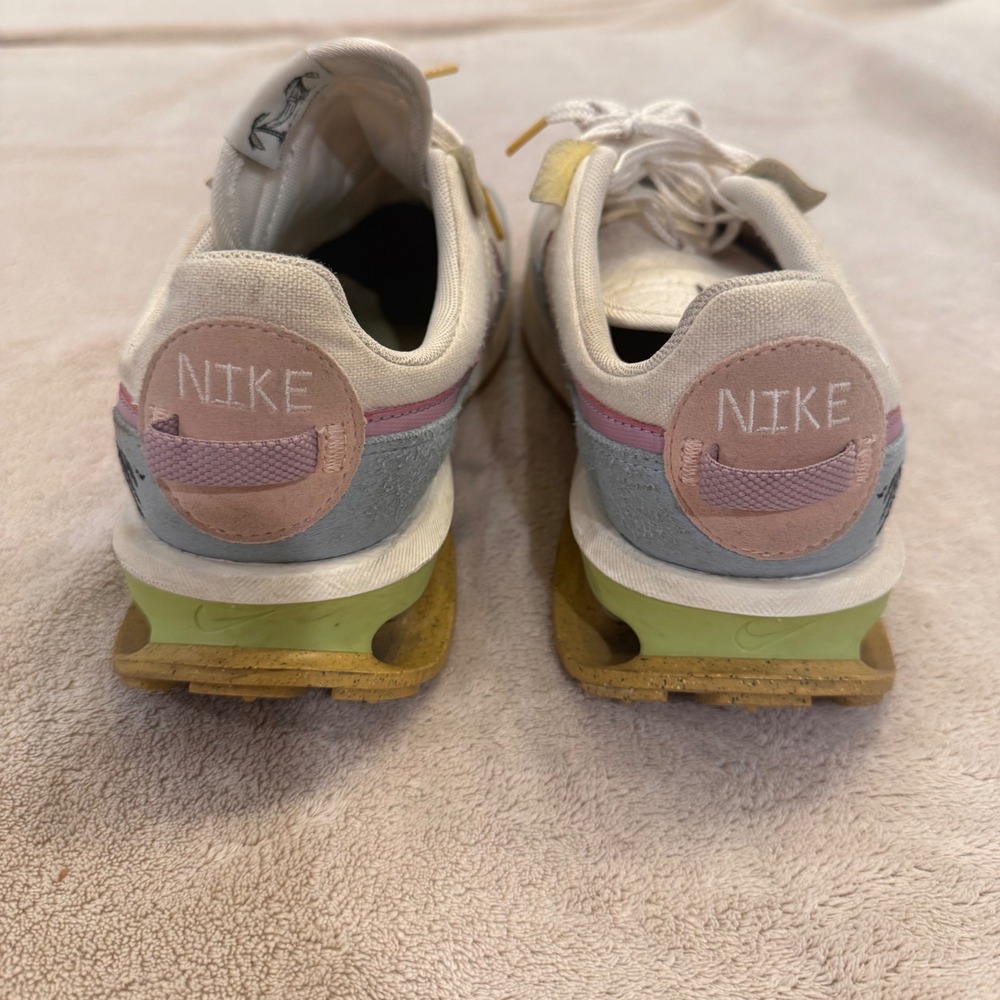 Nike Sun Club Waffle One Coconut Milk Pastel Beachy Coastal Sneaker SZ 8.5 - Picture 5 of 10
